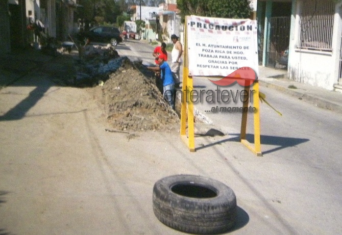 Nueve meses sin drenaje sanitario