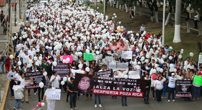 Miles alzan la voz en Poza Rica