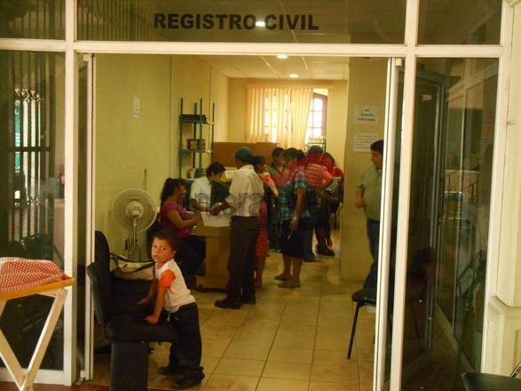 No hay formatos en Registro Civil