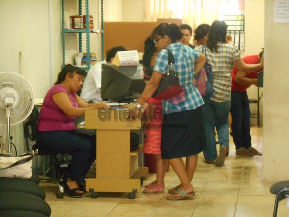 No hay formatos en Registro Civil