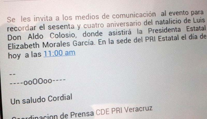 Revelan la génesis de la pifia conocida como “Luis Don Aldo Colosio”