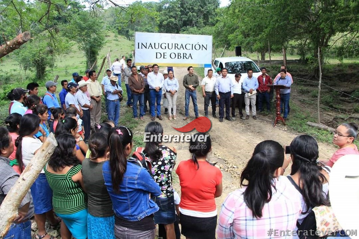 Inaugura puente de acceso vehicular en Cerro Grande Adolfo Ruiz Cortines - Enteratever