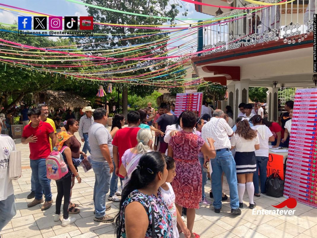 Continúa la recolecta de firmas contra presunto fraude electoral en Papantla