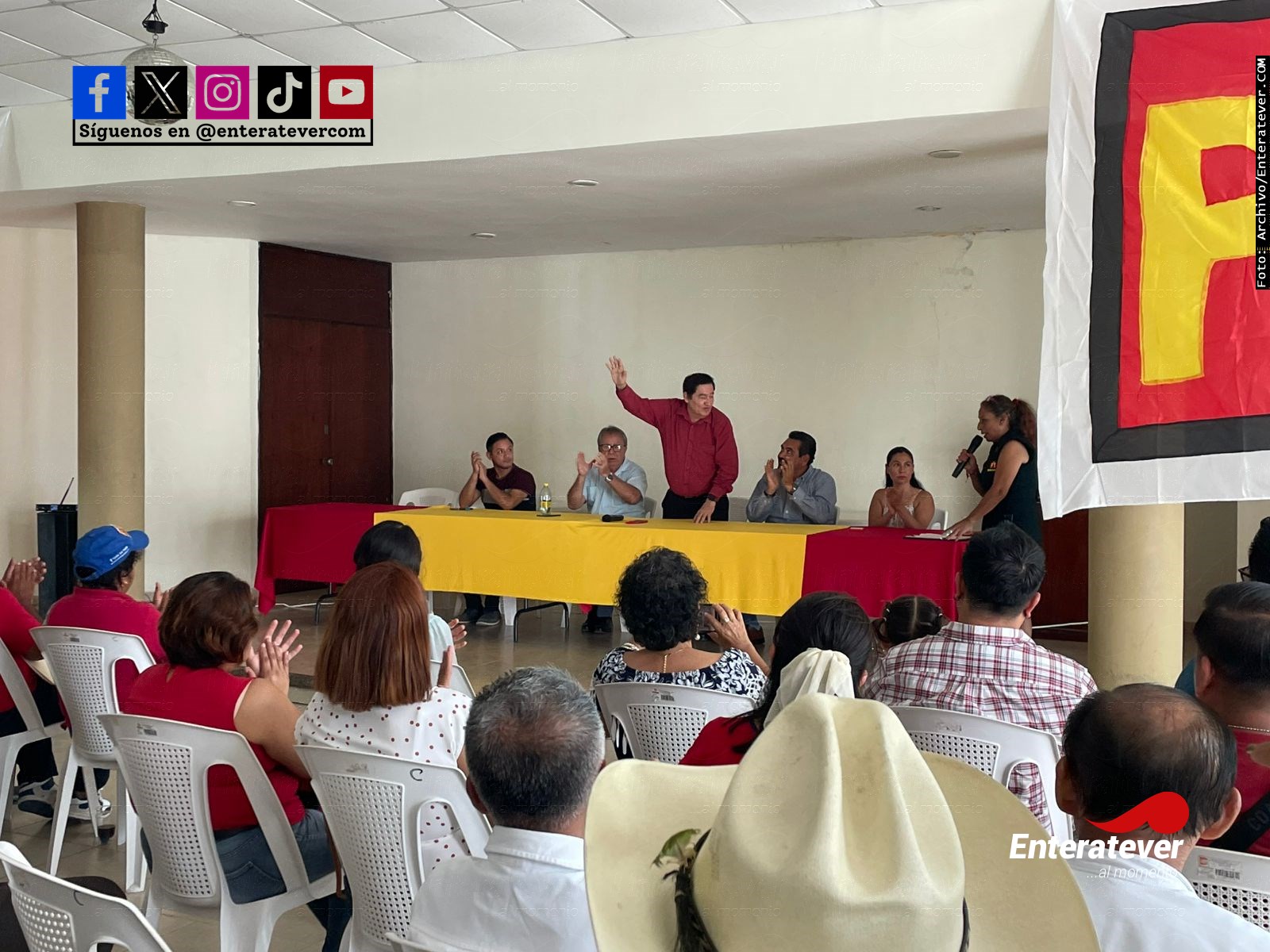 PT celebra resultados electorales y consolida su presencia en el norte de Veracruz