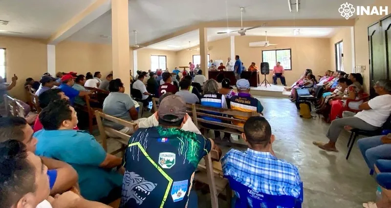 Acuerdan INAH y ejido de Cobá continuar obras de infraestructura del Promeza