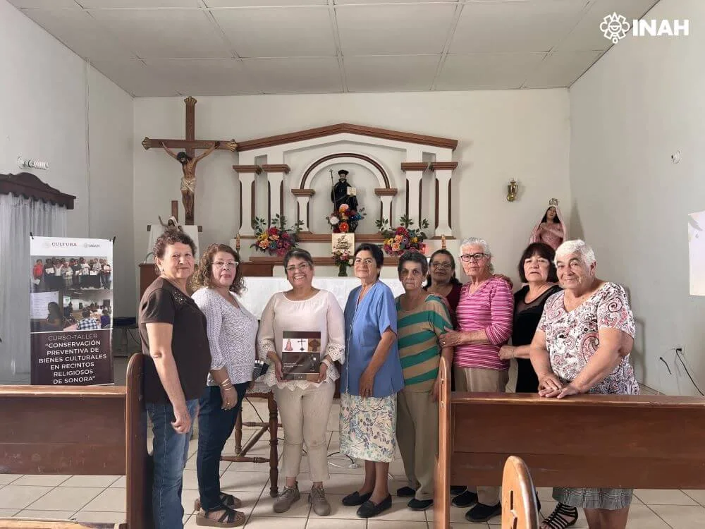 Se realiza el curso-taller “Conocer para proteger el patrimonio religioso de Sonora”