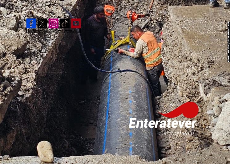Zona sur de la ciudad nuevamente sin agua por fuga en tubería principal